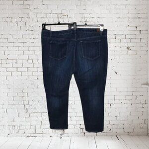 Simply Vera Vera Wang Mid Rise Skinny Plus Size Petite Jean